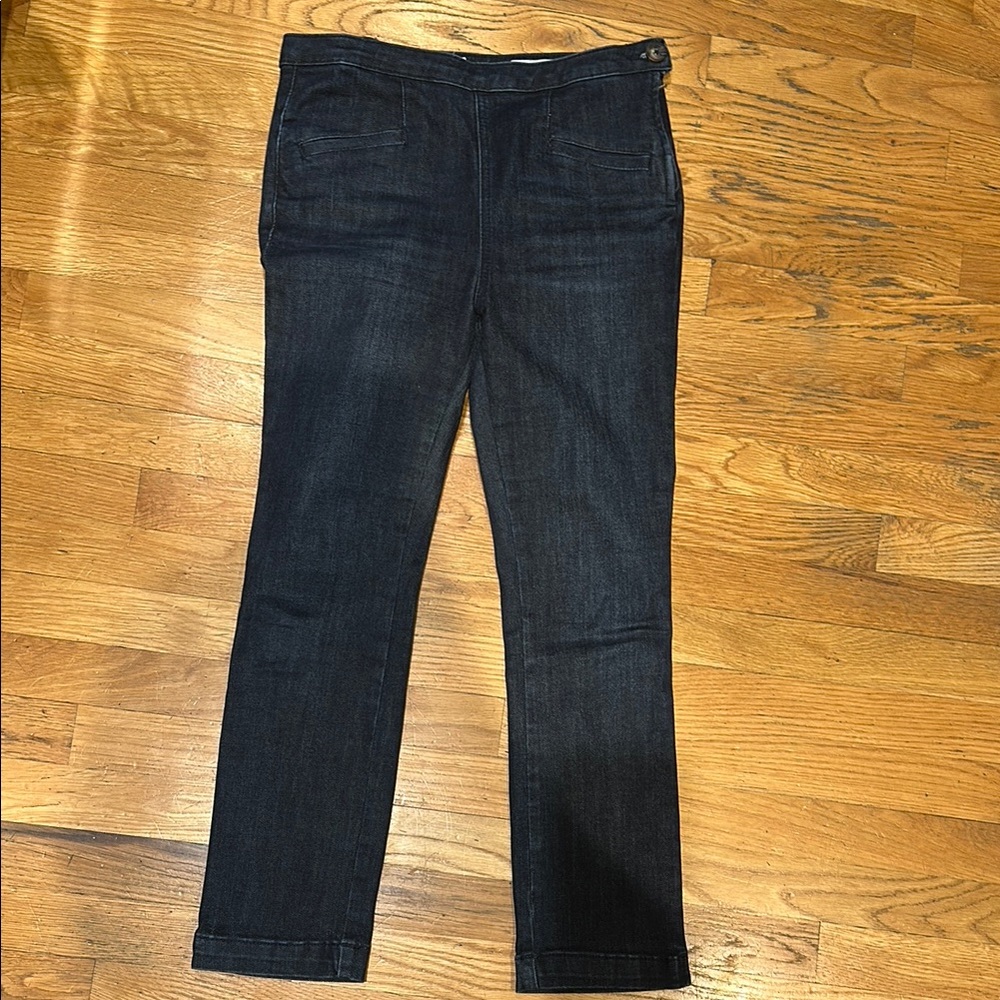 Pilcro and the Letterpress Blue Ankle Cropped Jeans